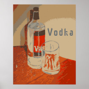 Vodkaannonseringaffisch Poster