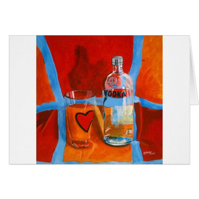 Vodkanolla Hälsningskort (Framsidan Horizontal)
