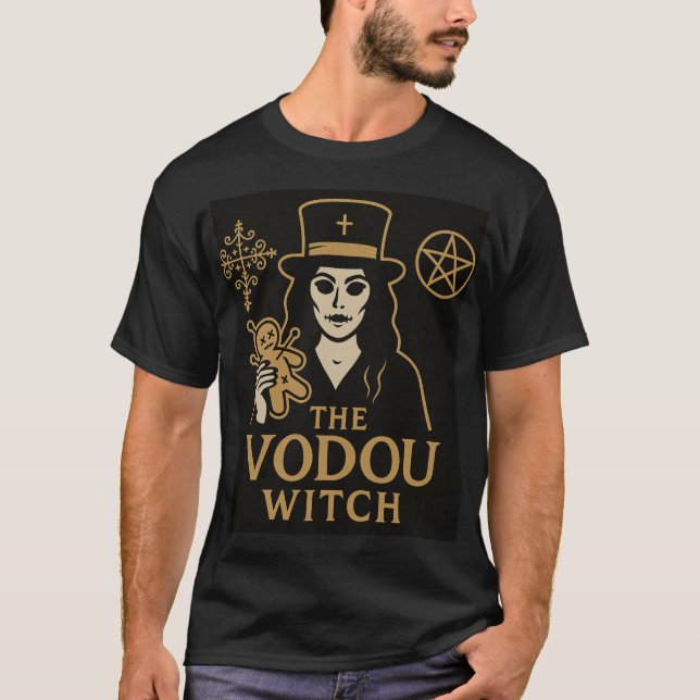 Vodouhäxan T Shirt (Framsida)