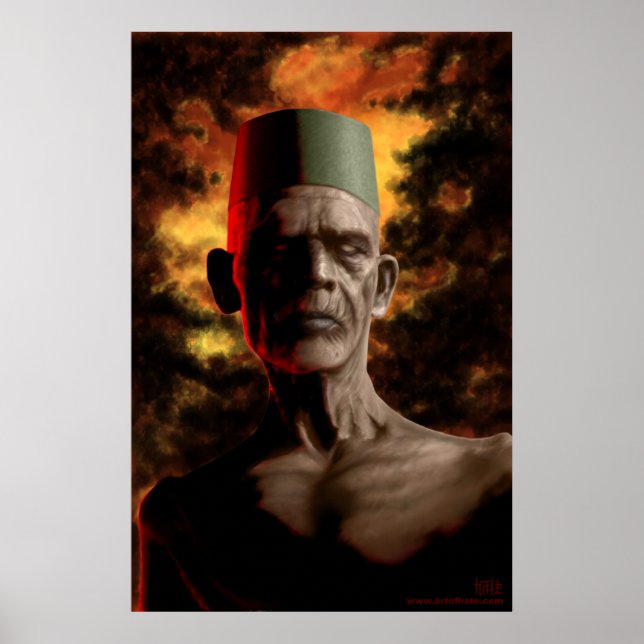 "Vodun Bokor" från HATE Poster (Framsidan)