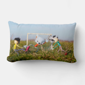 Voetbal strip van de Fubby's in actie. Lumbarkudde