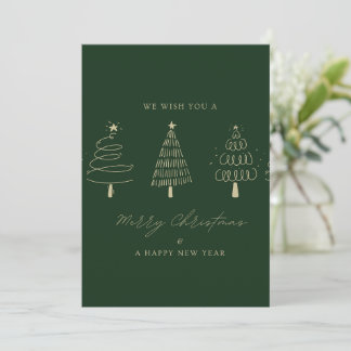 🎄 Voeux de Merry Christmas Greeting Card 🎄 Inbjudningar