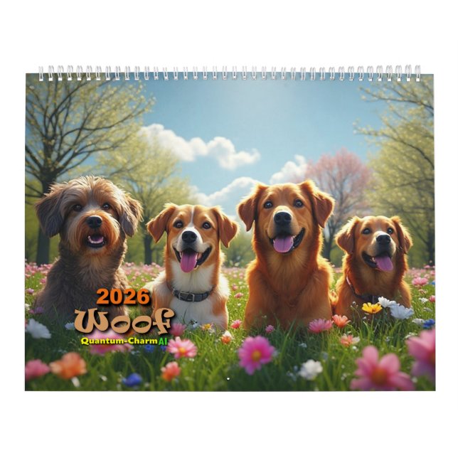 Voff, Hundkalender 2026 Kalender (Omslag)