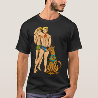 Voff kärlek vän present retro t shirt