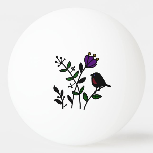 Vogel auf Wiese Pingisboll (Framsidan)