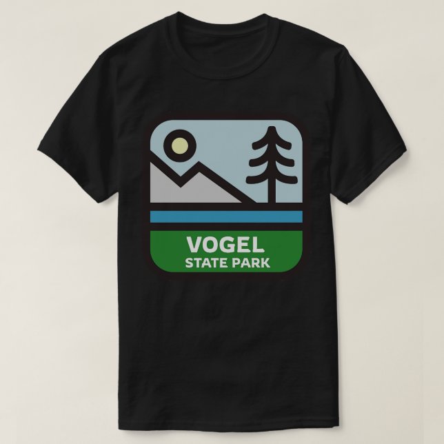 Vogel State Park Georgia: vackra berg T Shirt (Design framsida)