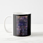 Voggiga, grå, bedövningsmedel med katter kaffemugg<br><div class="desc">Witchy Whimsigoth-konst med katter för magiska,  kattdjur-älskande själar.</div>