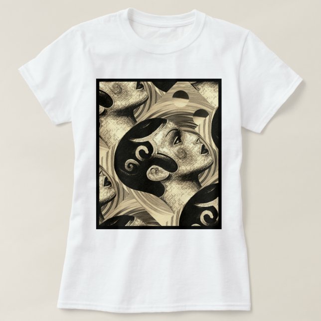 Vogue 1920's t shirt (Design framsida)