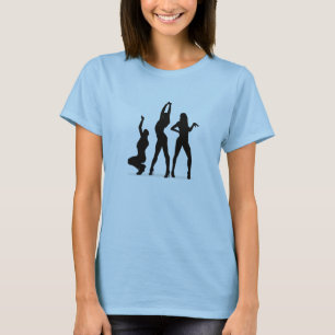 Vogue dancers silhouette t shirt