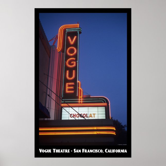 Vogue Theater Poster (Framsidan)