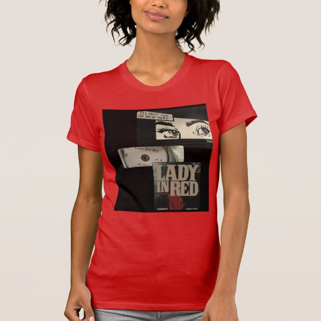 "Vogue Vibe: Dam Mode Tee" T Shirt (Framsida)
