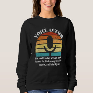 Voice Actor Definition Voice Artist Voice over T Shirt