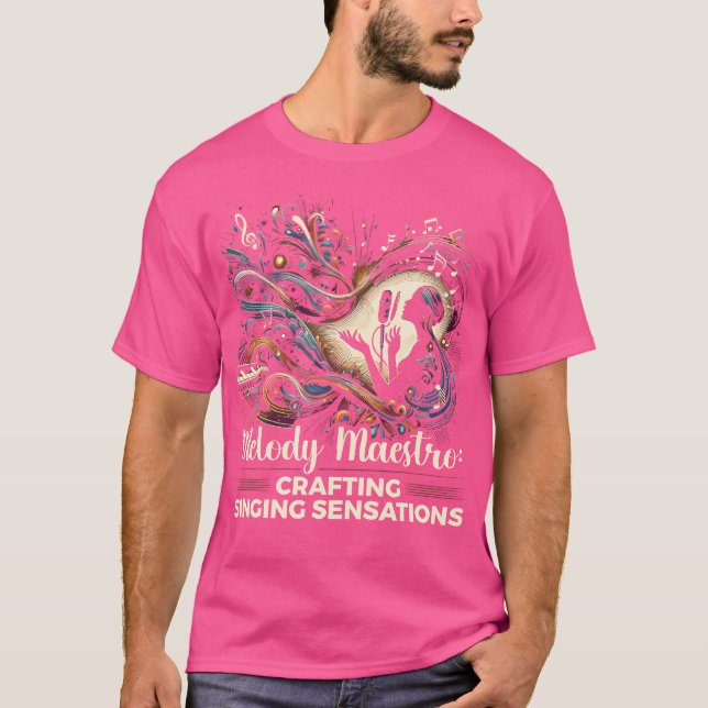 Voice Coach Vocalist Opera Singer Choir Vocal Coac T Shirt (Framsida)