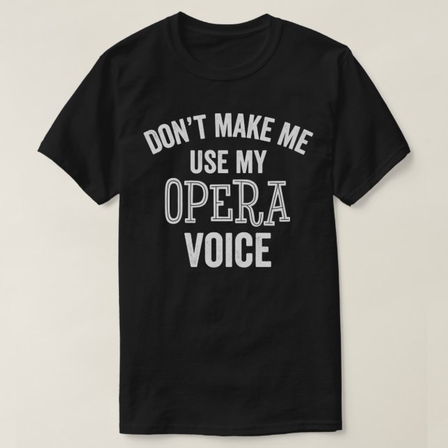 Voice Funny Singer Teacher Chorus Vocal Coach Gift T Shirt (Design framsida)