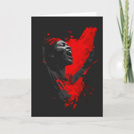 Voice in Red Helgkort