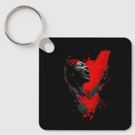 Voice in Red Nyckelring