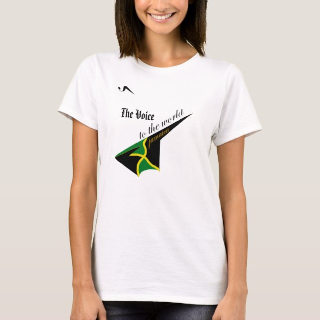 Voice Jamaica Longsleeve T-tröjan Tee Shirt (Framsida)