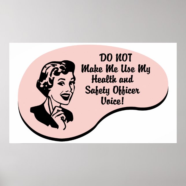 Voice of Health and Safety Officer Poster (Framsidan)