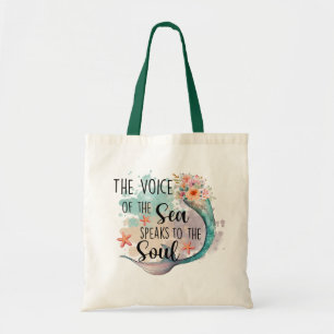 Voice of the sea Sjöjungfru Quote Tygkasse