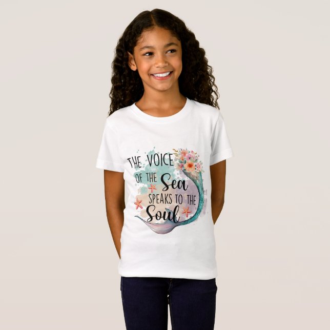 Voice of the sea Sjöjungfru T Shirt (Hel framsida)