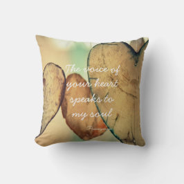 Voice of your Heart Quote Kudde