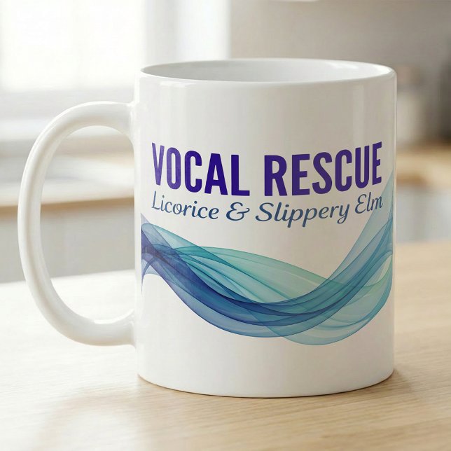 Voice Reset Wave Licorice & Slippery Elm Kaffemugg (Skapare uppladdad)