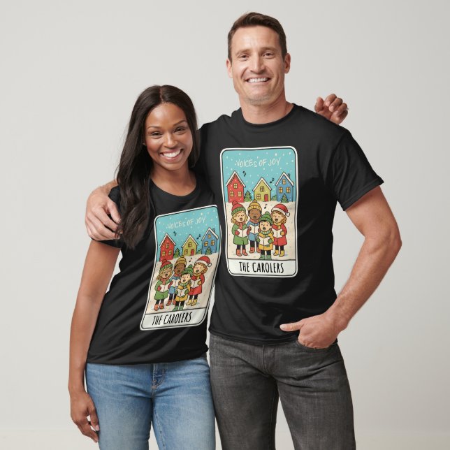Voices of Joy Christmas Carolers T Shirt (Unisex)