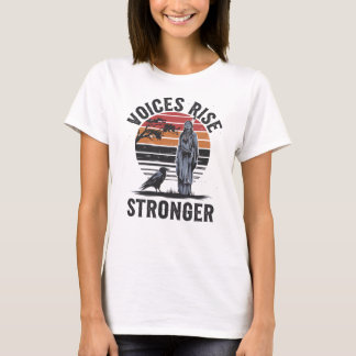 Voices Stiga upp Stronger Native Pride T Shirt