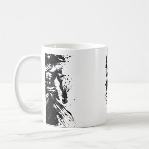 Void-Born Mahadev Den Blodröda Axeln När Tystnad T Kaffemugg