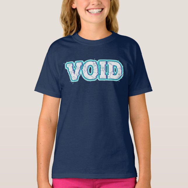 VOID//CRACKED: Enter the Electric Abyss T Shirt (Framsida)