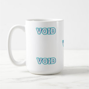 VOID//CRACKED: Gå in i den elektriska avgrunden Kaffemugg