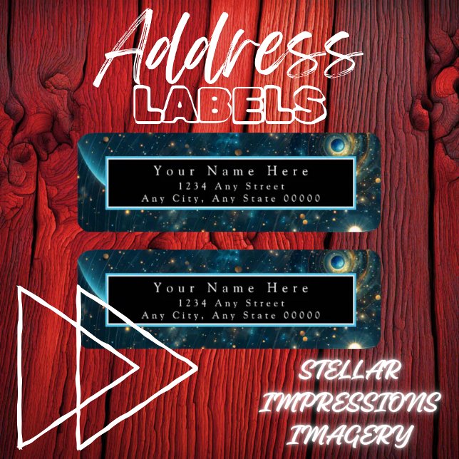 Void Eclipse Returadress Etikett (Skapare uppladdad)