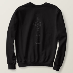 Void Folklore Celestial Gothic Grafik Lång Ärmad Tröja