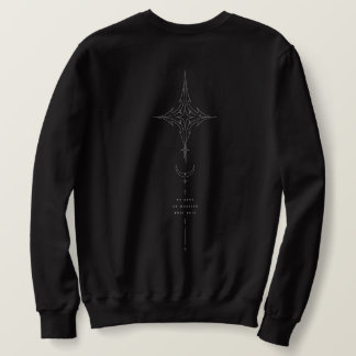 Void Folklore Celestial Gothic Grafik Lång Ärmad Tröja