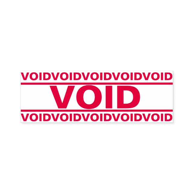 Void Frimärke Självfärgande Stämpel (Design)