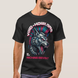 Void Howler – Machine Revolt Streetwear-grafik T Shirt