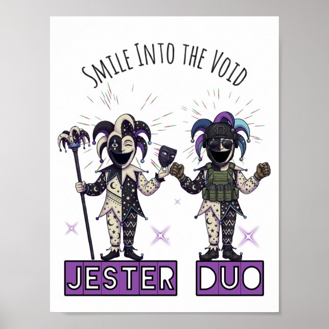 Void Jester Club Duo Poster (Framsidan)