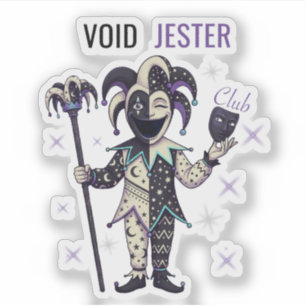 Void Jester Club Klistermärken