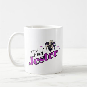 Void Jester Club – Leende Kaosnarr Kaffemugg