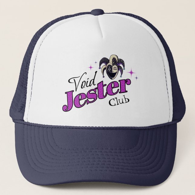 Void Jester Club – Leende Kaosnarr Keps (Framsida)