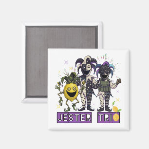 Void Jester Club Trio Magnet