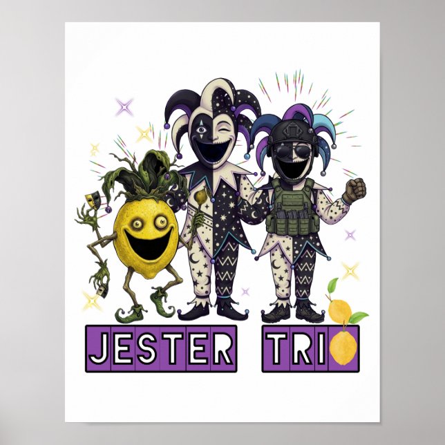 Void Jester Club Trio Poster (Framsidan)