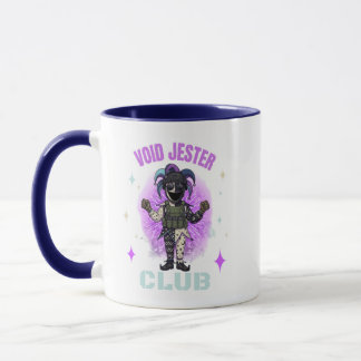 Void Jester Club Vän Befälhavare Mugg