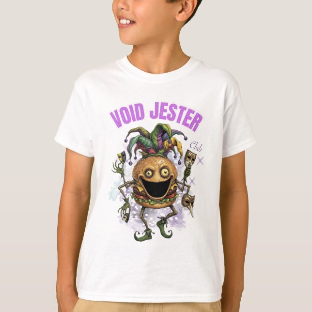 Void Jester Club - vän Burger T Shirt (Framsida)