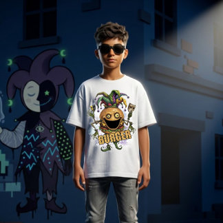 Void Jester Friend Burger T Shirt