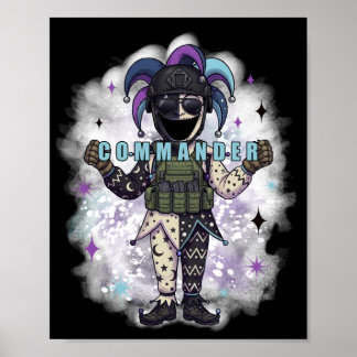 Void Jester Vän Befälhavare Mörk Poster