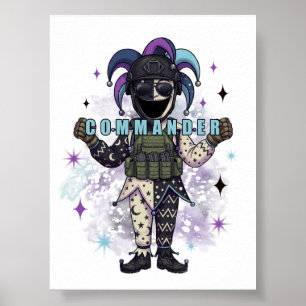 Void Jester Vän Befälhavare Poster