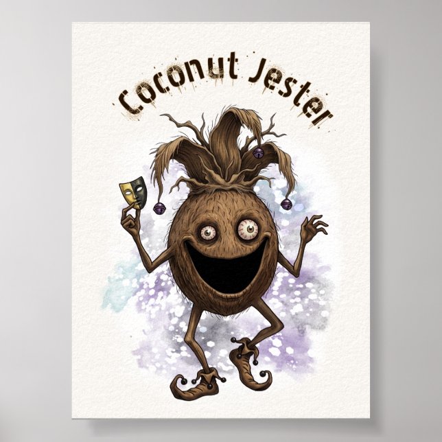 Void Jester Vän Kokosnöt Poster (Framsidan)