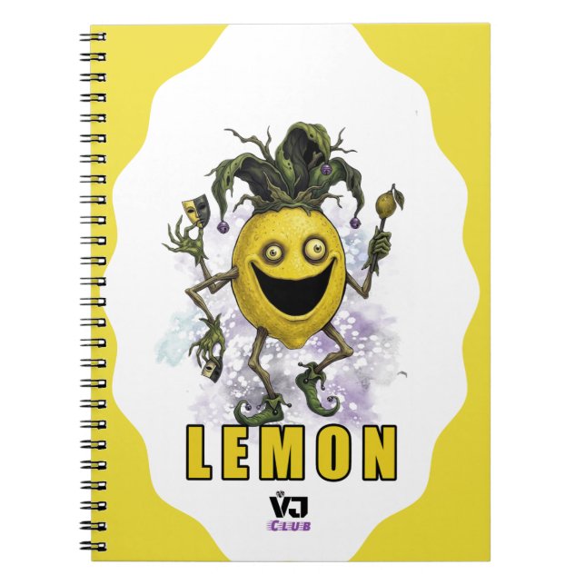 Void Jester Vän Lemon  Anteckningsbok (Framsidan)