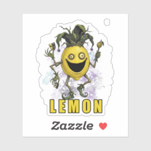 Void Jester Vän Lemon Klistermärken